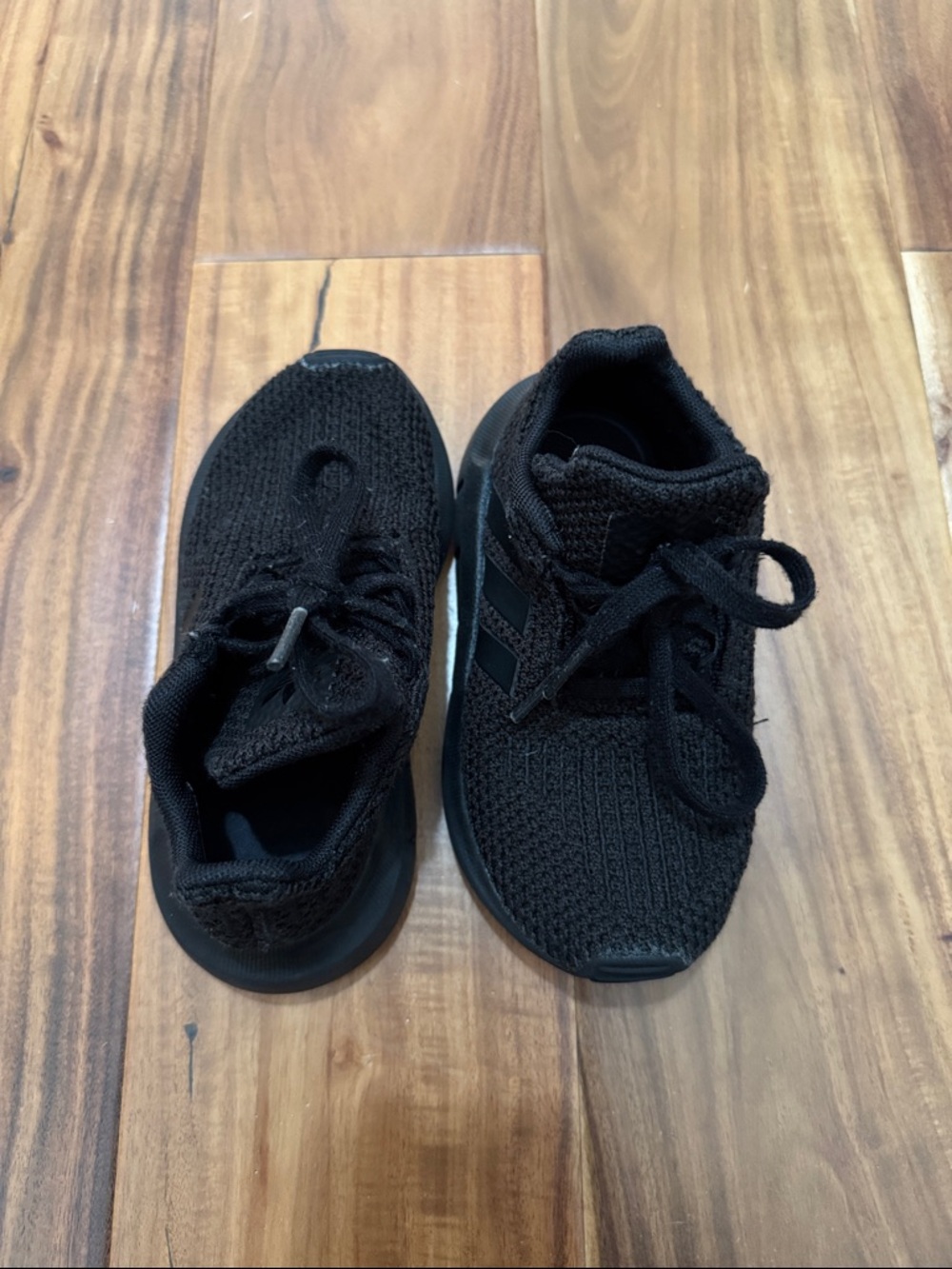 Kids Black Adidas Sneakers